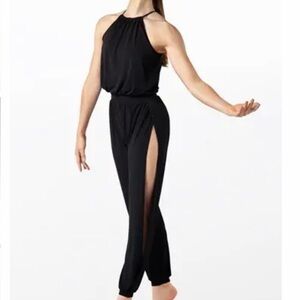 Balera Black Halter Jumpsuit